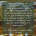 Load image into Gallery viewer, Winter Herbal Workshop In-Person