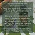 Load image into Gallery viewer, Herbal Spa Day Workshop-In Person