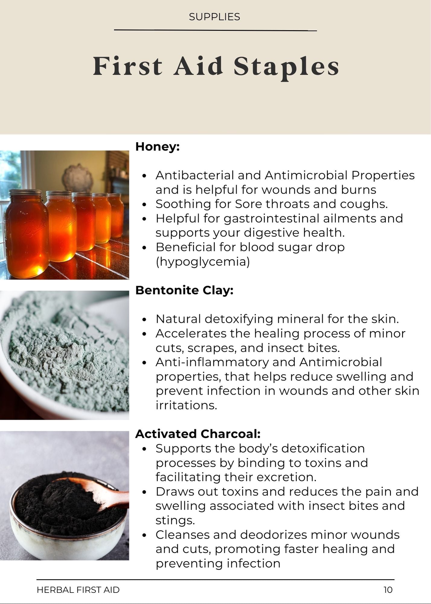 Herbal First Aid (E-Book)