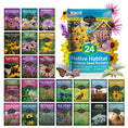 Load image into Gallery viewer, Native Habitat Seed Collection – 24 Native Wildflowers & Grasses for Pollinators, Meadows & Low-Maintenance Landscapes