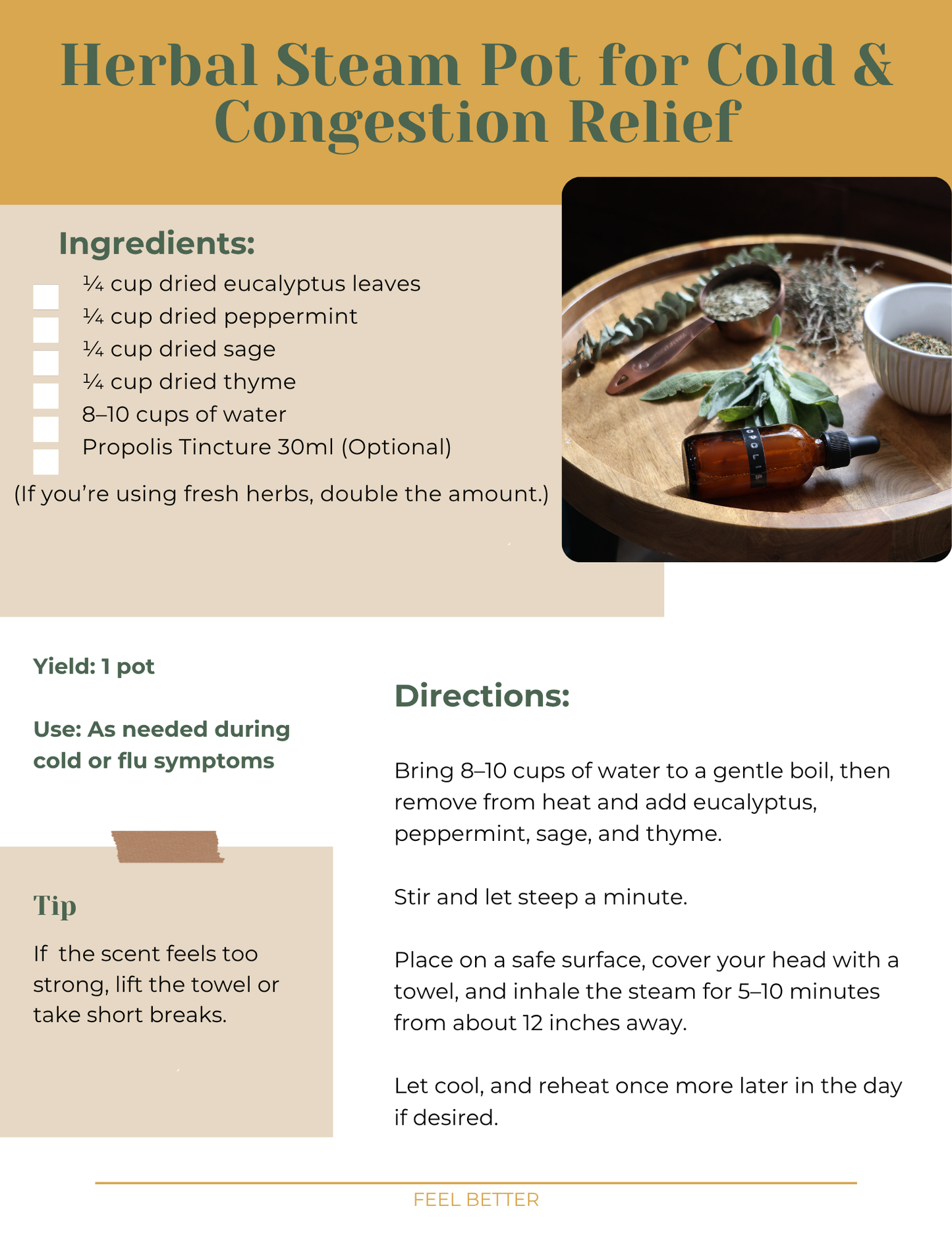 Feel Better Blends & Brews (E-Book)