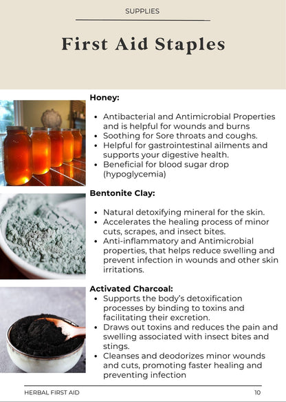 Herbal First Aid (E-Book)