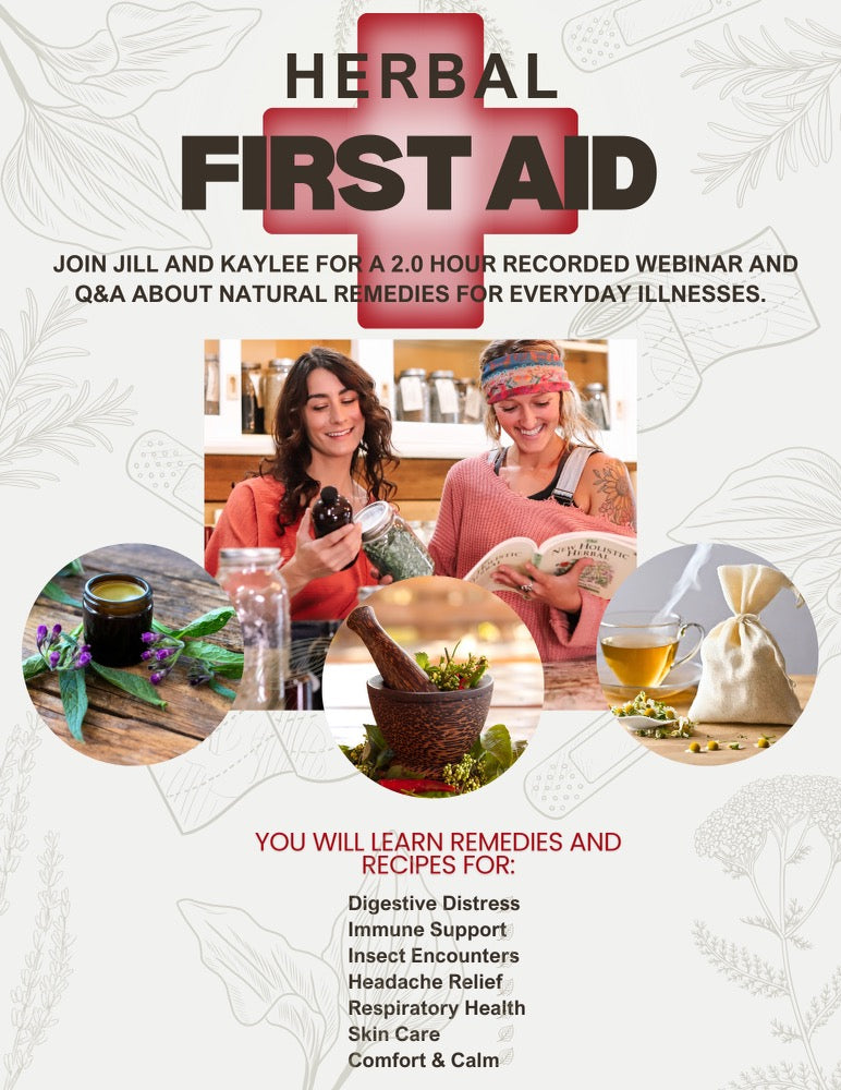 Herbal First Aid | Recipes + Remedies for the Home (Recorded Webinar)