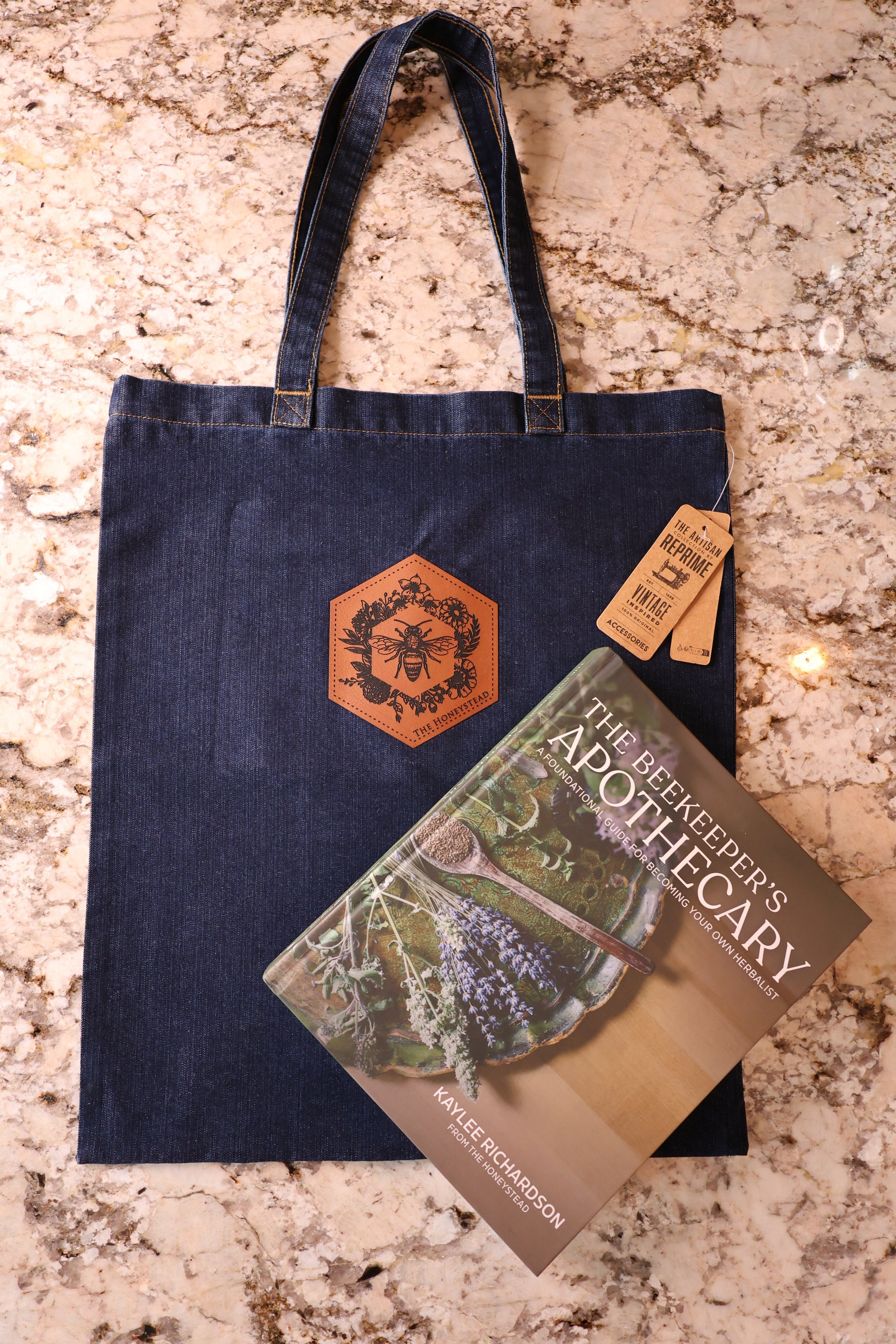 Blue Jean Tote Bag