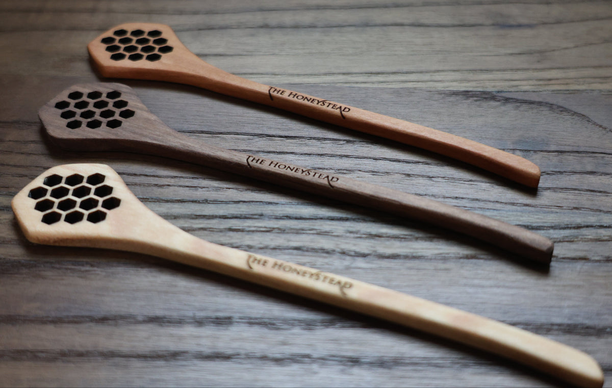 Wooden Honey Dippers