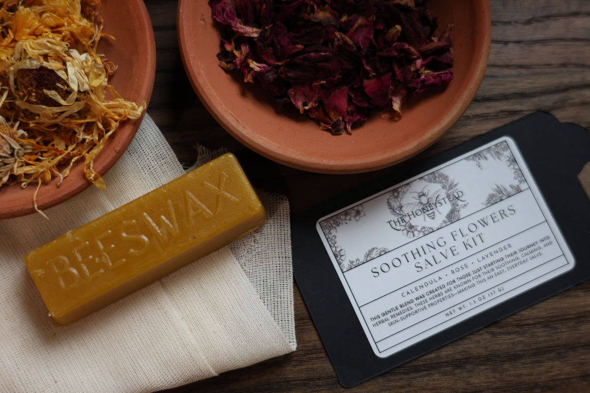 Soothing Flowers Salve Kit