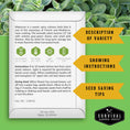 Load image into Gallery viewer, 18 Culinary Herb Seed Collection – Heirloom Herbs for Cooking, Teas, Remedies & Year-Round Kitchen Gardens
