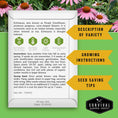 Load image into Gallery viewer, Herbal Tea Garden Seeds Kit – 5 Heirloom Medicinal Herbs for Soothing Teas, Remedies & Pollinator-Friendly Gardens
