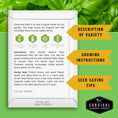 Load image into Gallery viewer, Popular Herb Seed Collection – 5 Heirloom Non-GMO Herbs for Culinary & Garden Use (Spearmint, Basil, Cilantro, Lavender & Parsley) – Indoor or Outdoor Growing Kit
