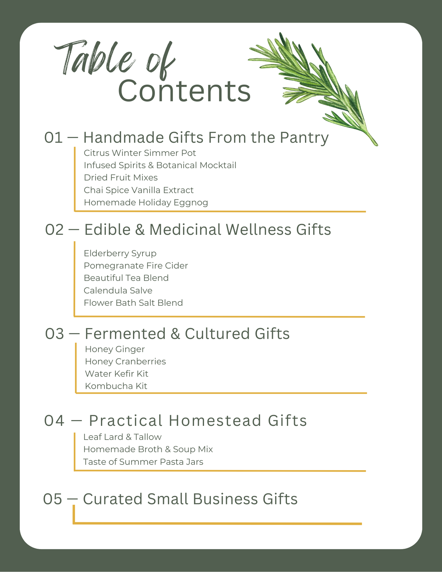 Holiday Gift Guide (E-Book)