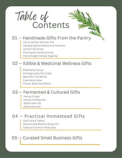 Holiday Gift Guide (E-Book)